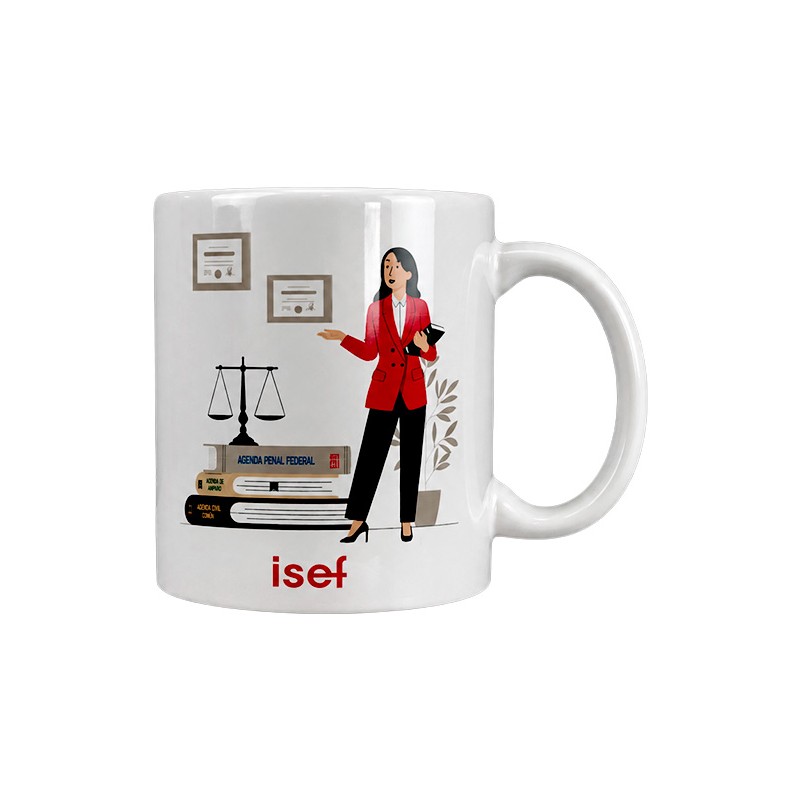 Taza de la Abogada "Más inteligente y guapa"