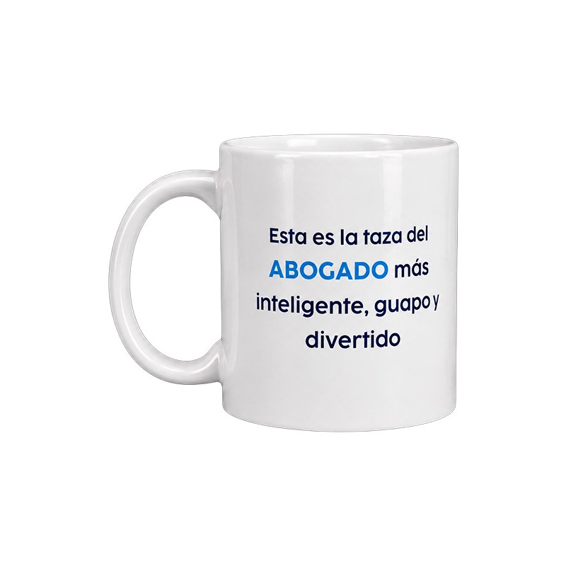 Taza del Abogado "Más inteligente y divertido"