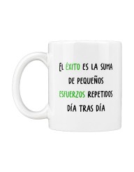 Taza El éxito con pequeños esfuerzos