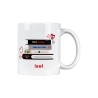 Taza blanca "En una relación con las leyes"
