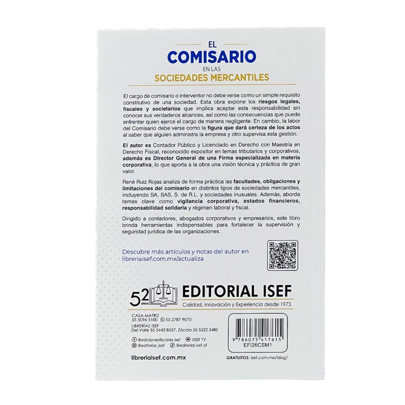 El Comisario en las Sociedades Mercantiles