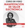 Curso “Manifestación de valor electrónica”