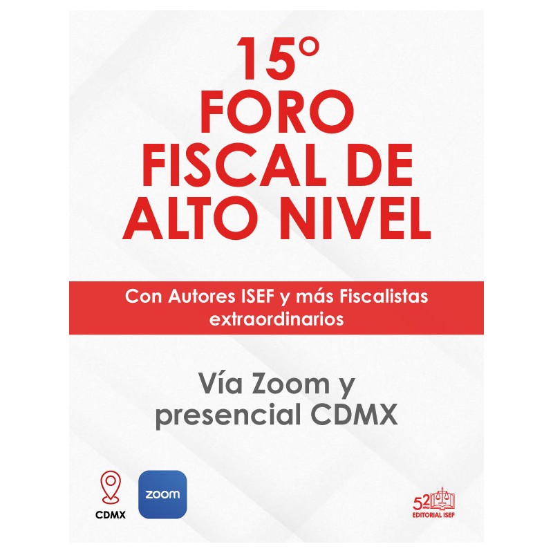 15° FORO FISCAL DE ALTO NIVEL