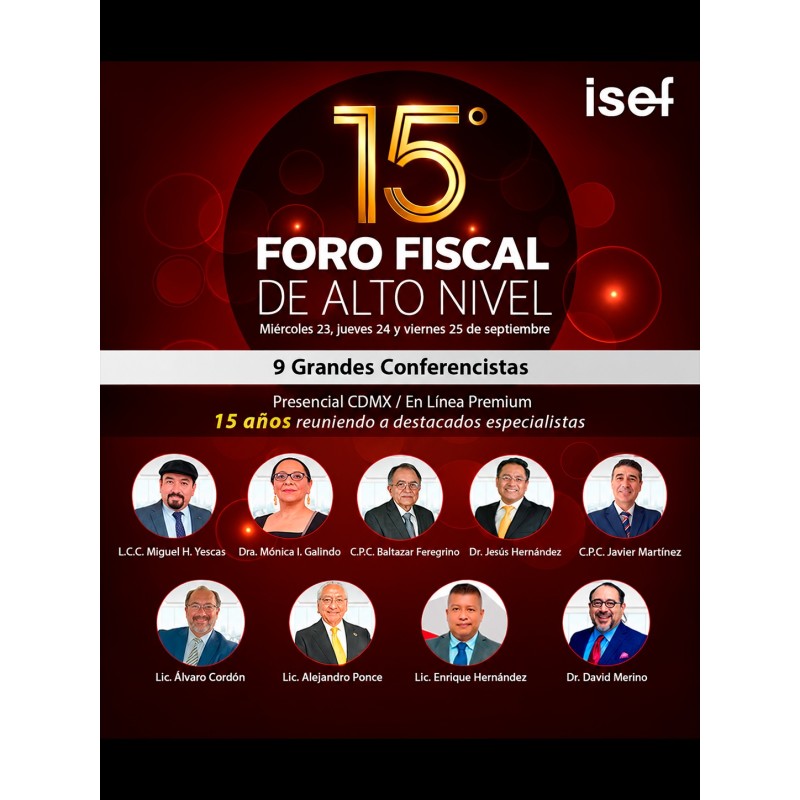 15° FORO FISCAL DE ALTO NIVEL