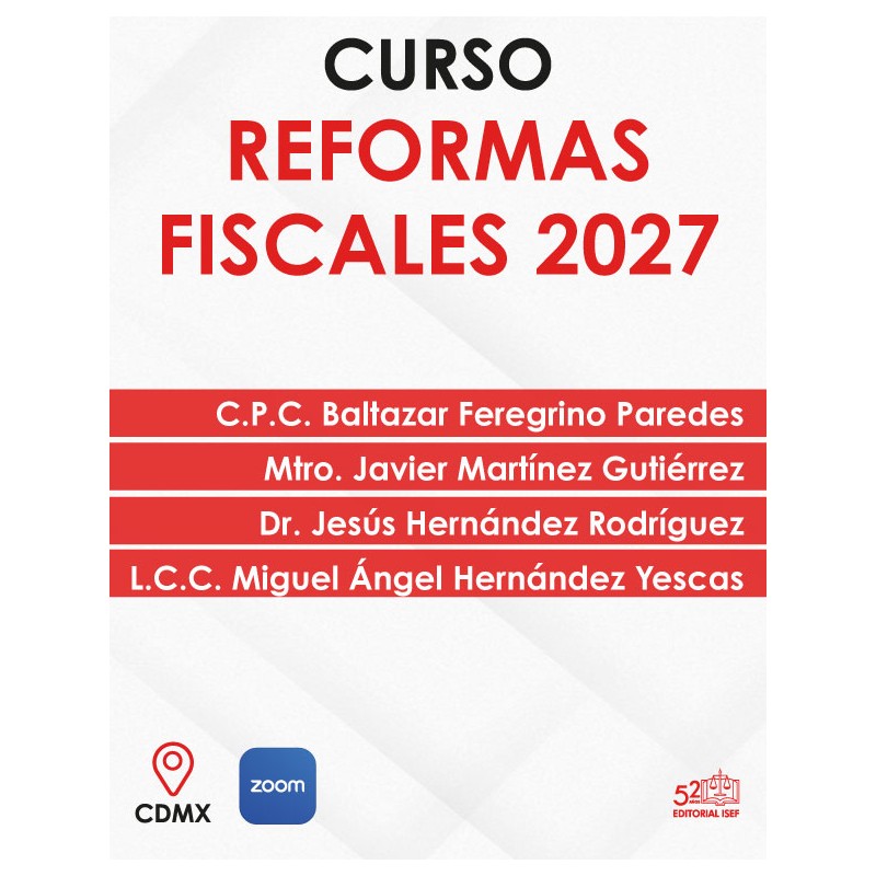 Curso "Iniciativa de Reformas Fiscales 2027"