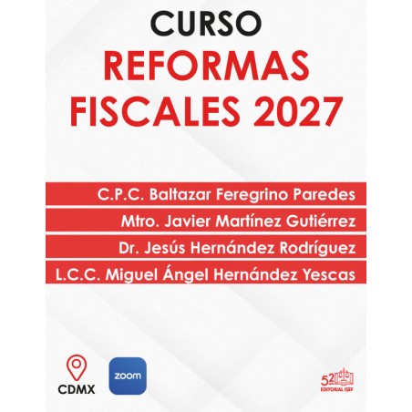 Curso "Iniciativa de Reformas Fiscales 2027"