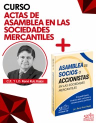 Paquete experto en Asamblea de Socios y Accionistas - Curso + Libro